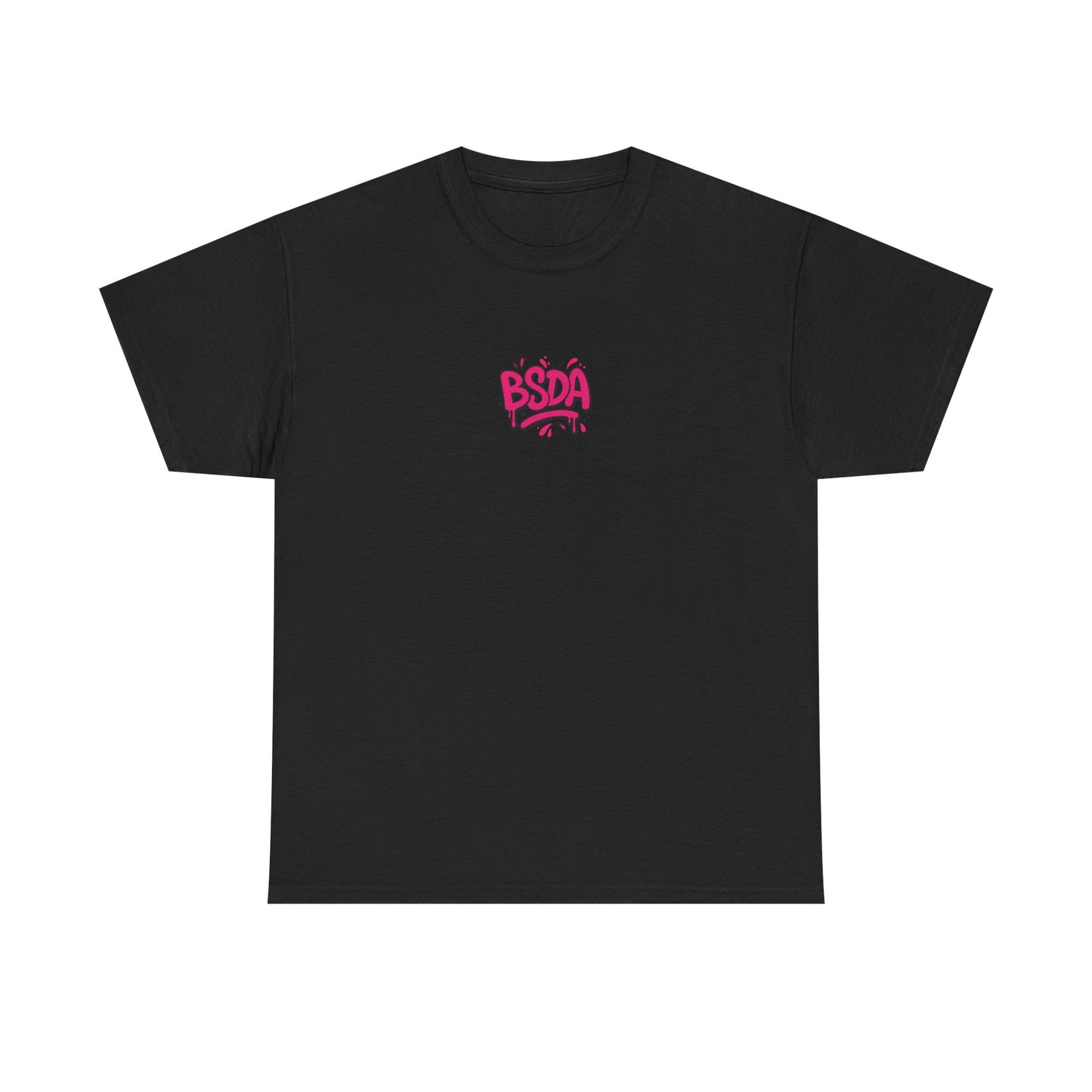 BSDA - Unisex Heavy Cotton Tee (Front Logo, Back Logo)