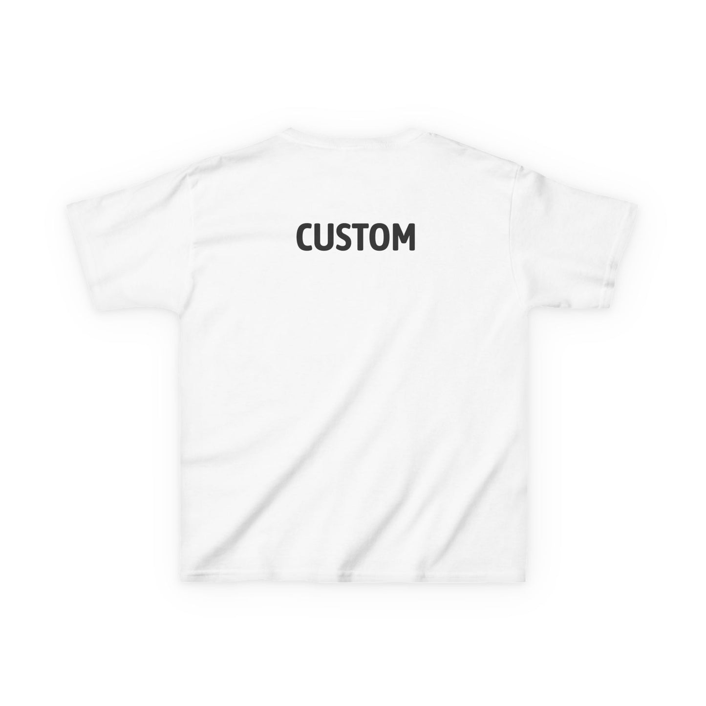 The Space - Youth Heavy Cotton Tee (Left Chest Logo, Back Name) Custom: Read Description