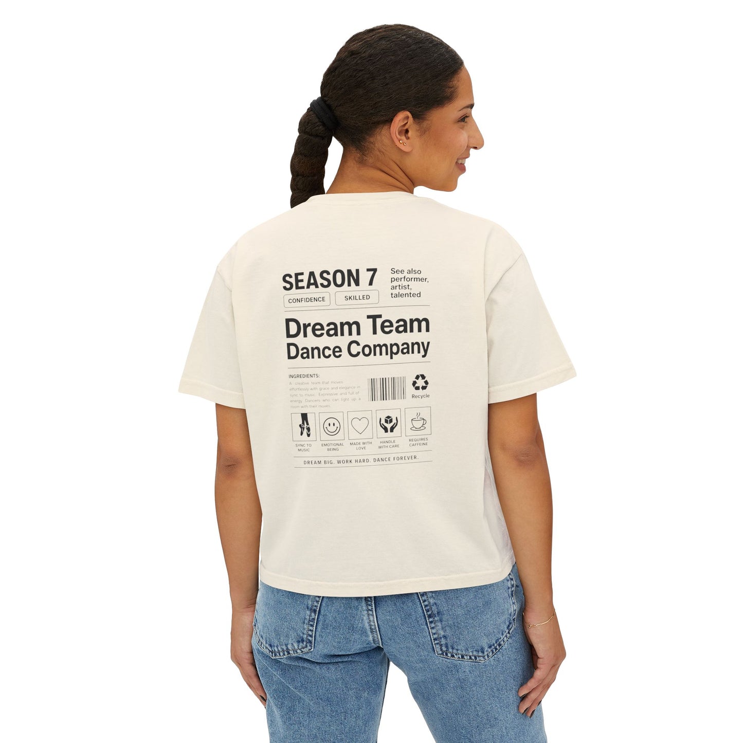 DTDC - Womens Boxy Tee (Multiple Colors)