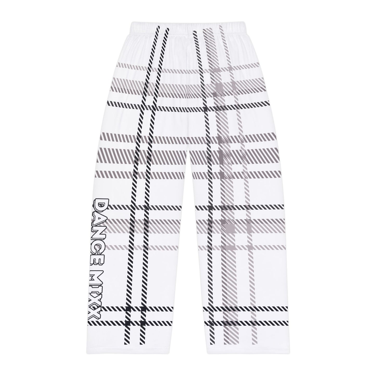 MIXX Fall - Men's Pajama Pants (Plaid Print, Left Leg Design)