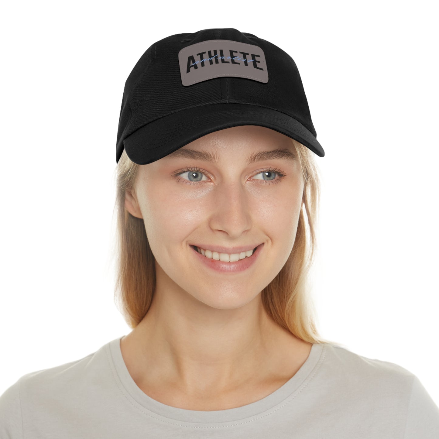 ATHLETE and ARTIST - Hat with Leather Patch (Rectangle)