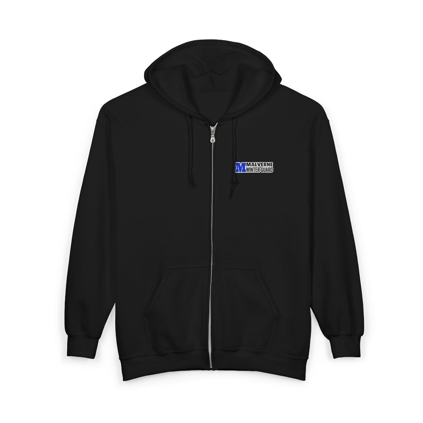 Malverne Winter Guard - CUSTOM Full Zip Hoodie (Read Description Below)