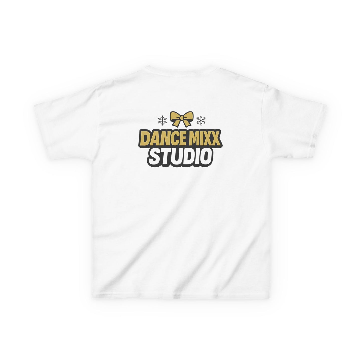 Dance Mixx Studio - Youth Holiday Bow T-Shirt (Option 2)