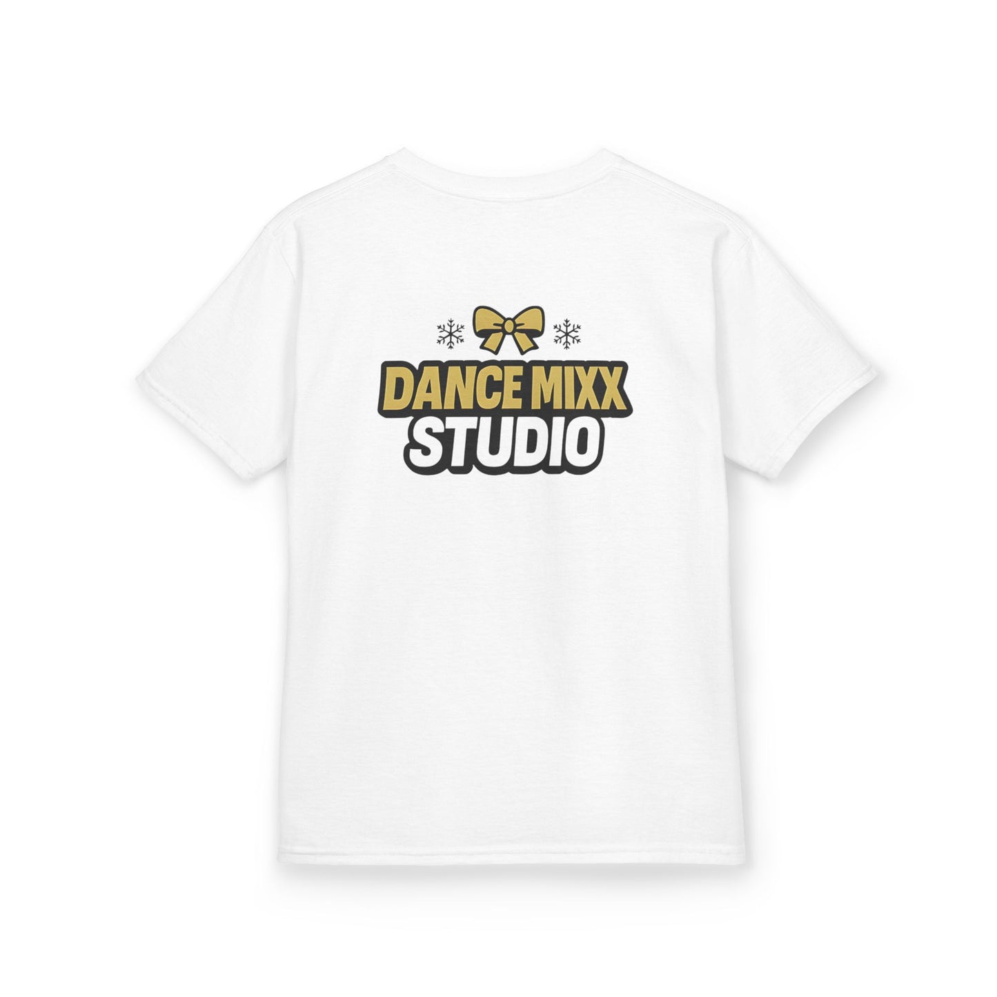 Dance Mixx Studio - Youth Holiday Bow T-Shirt (Option 2)