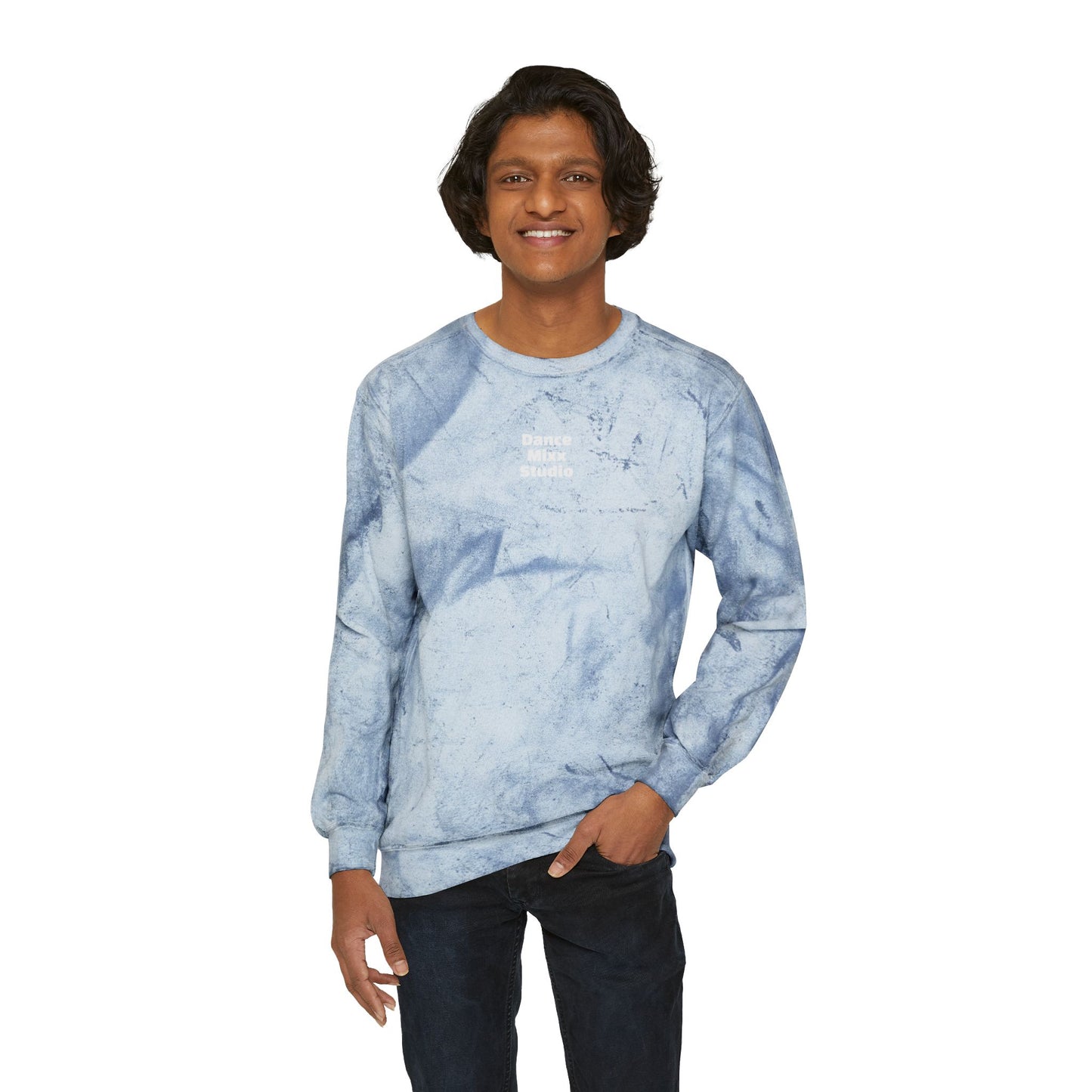 MIXX Summer 2025 - Unisex Color Blast Sweatshirt (Front Studio, Back Phrase)