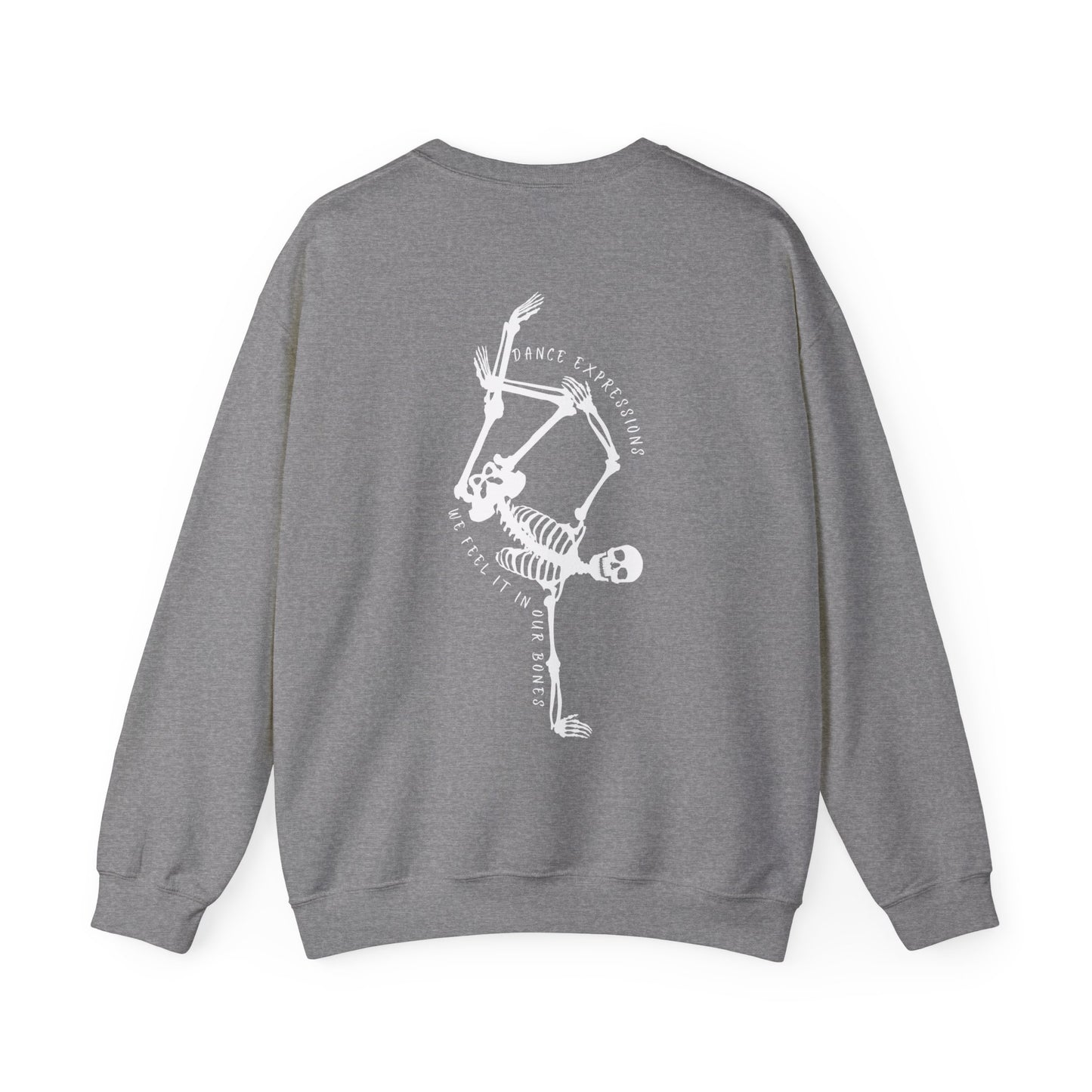 DE - Unisex Crewneck Sweatshirt - Front Logo, Back Design