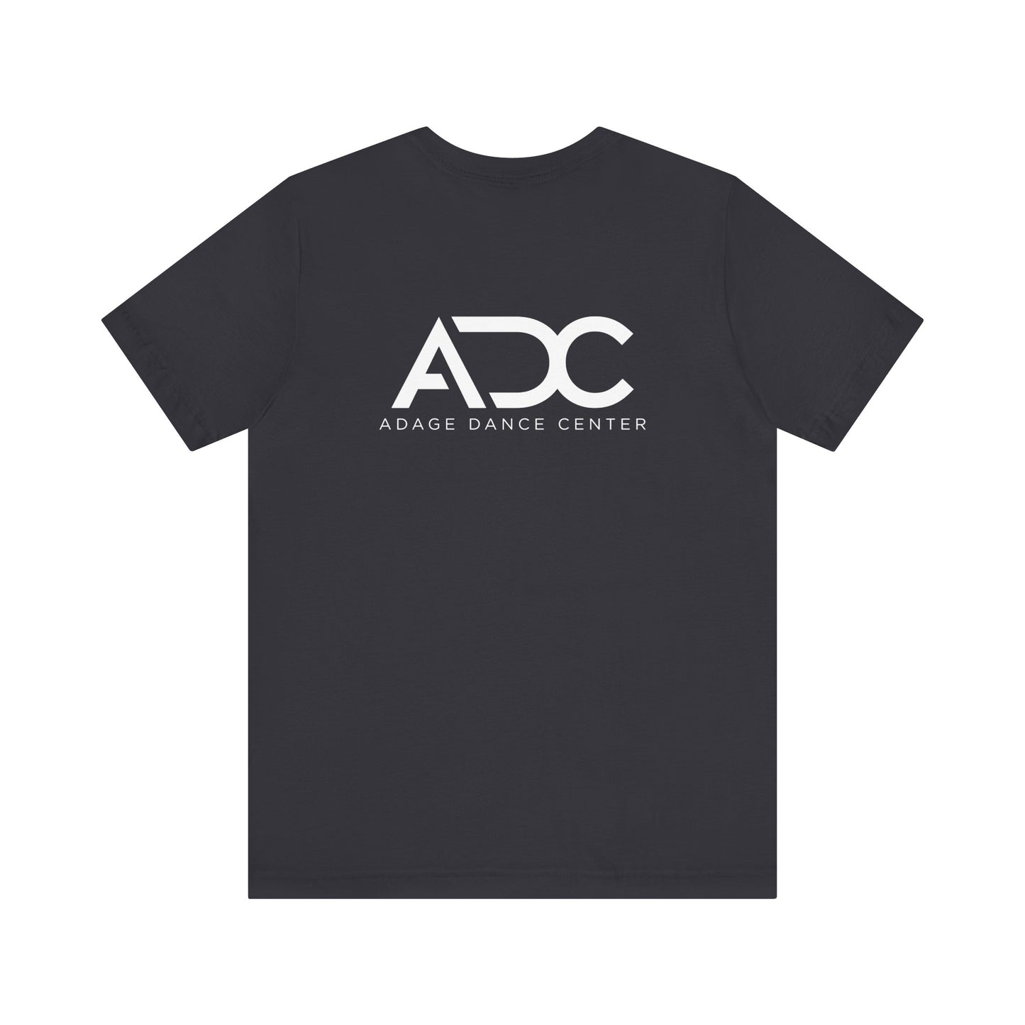 Adage Dance Center: Bella+Canvas Unisex Tee (Front Logo, Back Logo)
