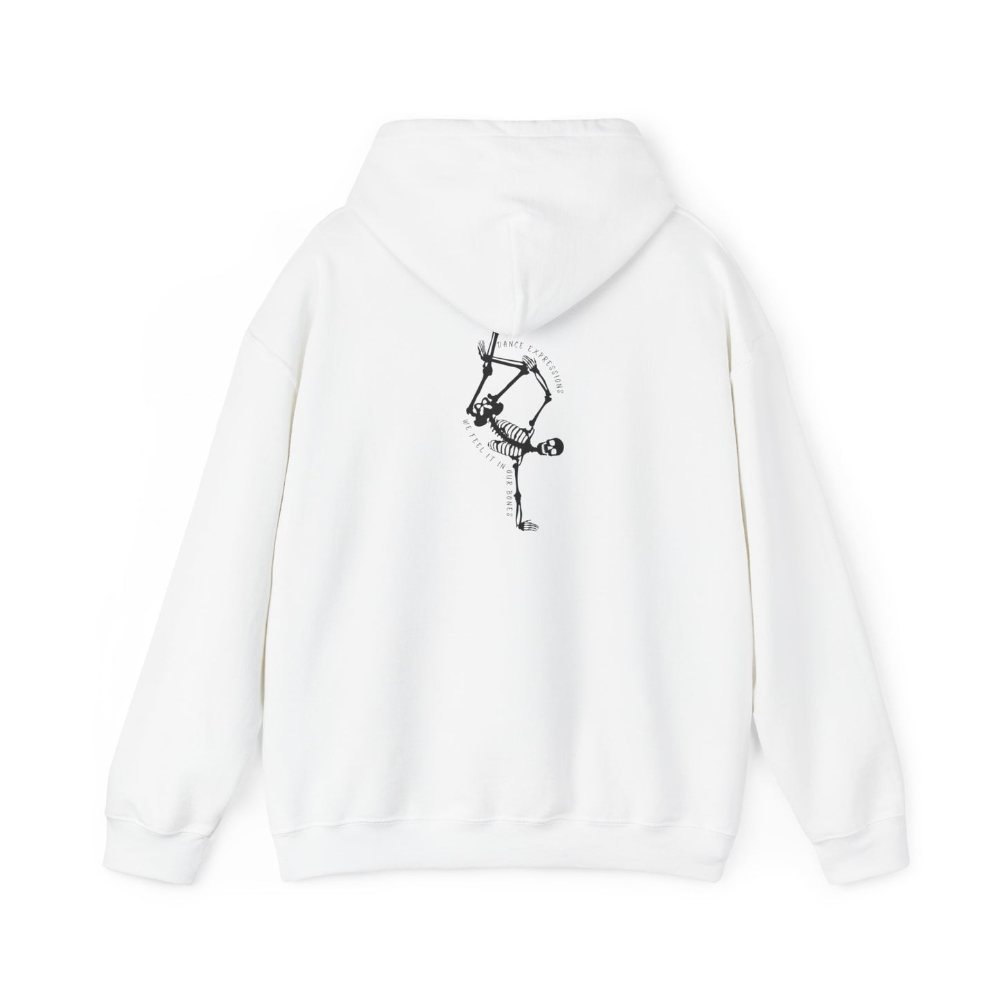 DE - Unisex Hooded Sweatshirt - Front Logo, Back Design