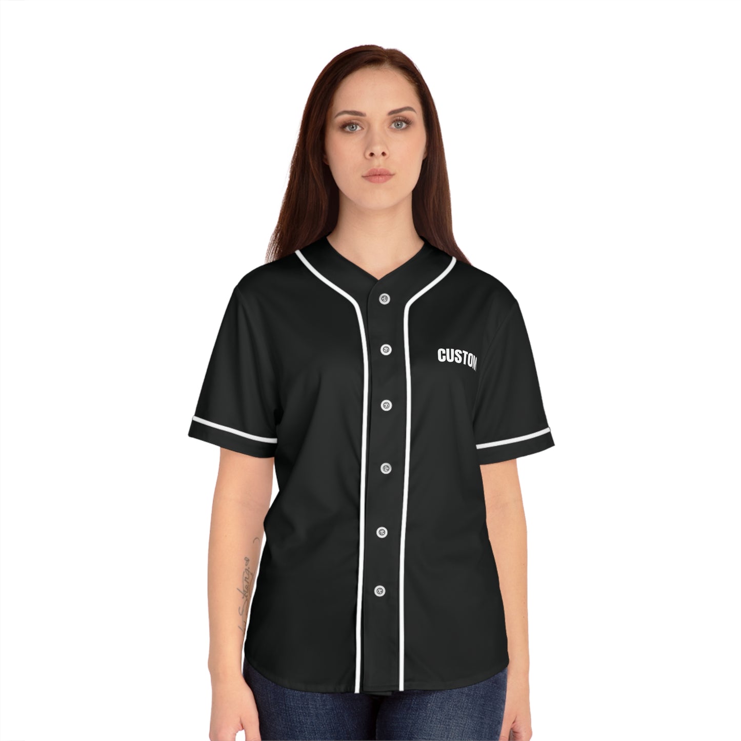 Adage Dance Center: Women's Baseball Jersey CUSTOM - Read Description (Front Name, Back Logo)
