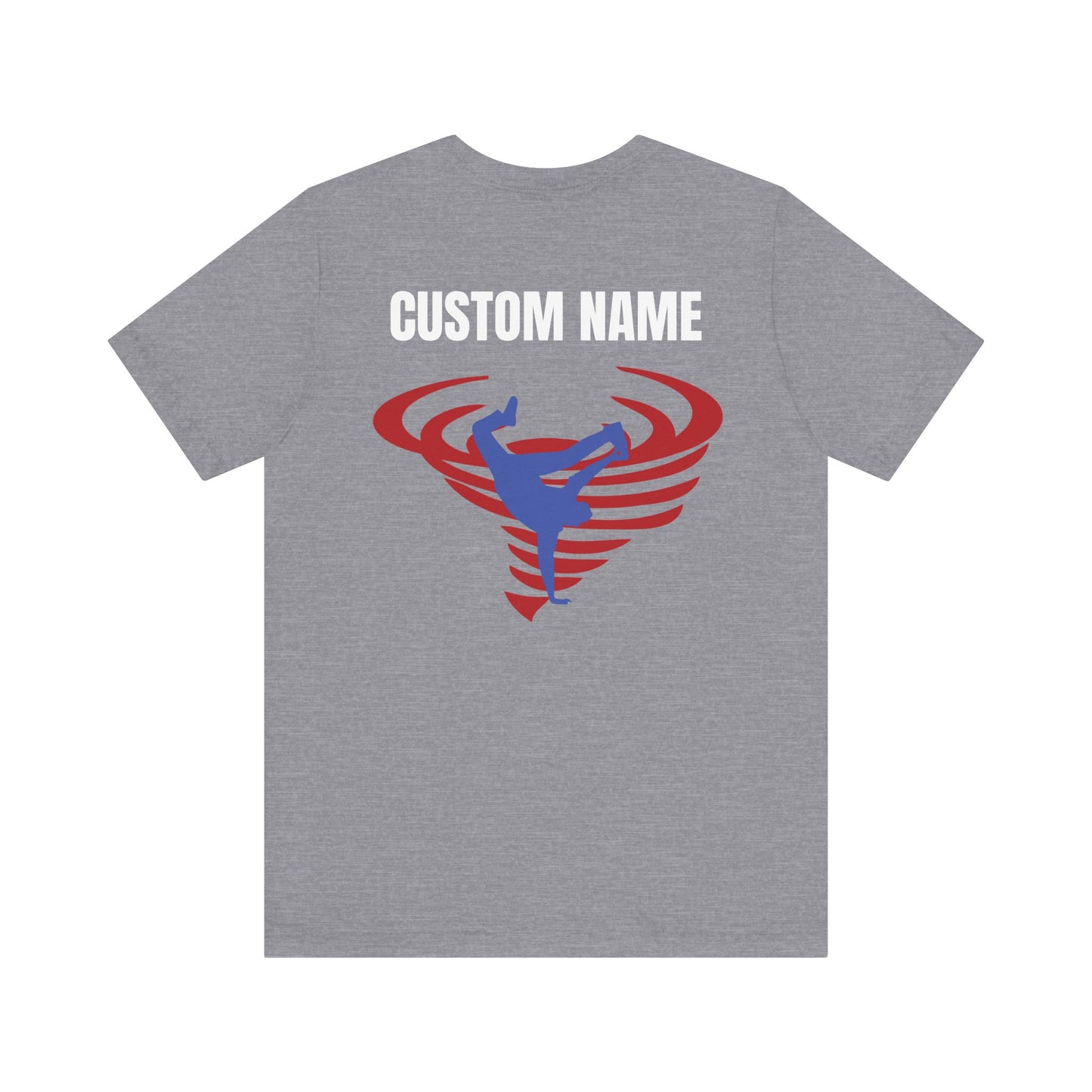 CUSTOM SSD - Unisex Jersey Short Sleeve Tee *READ BELOW* - (Front Logo, Back Male Design)