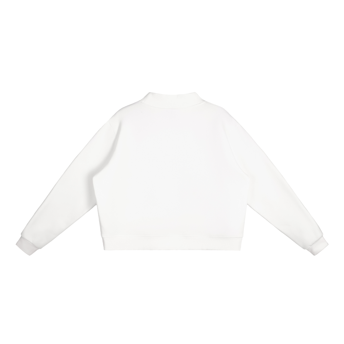 CAIVIA & Co. - Fleece Mock-Neck Crew Sweatshirt