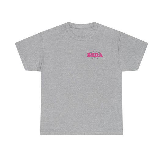 BSDA - Unisex Heavy Cotton Tee (Front OG Logo, Back Dance Dad)