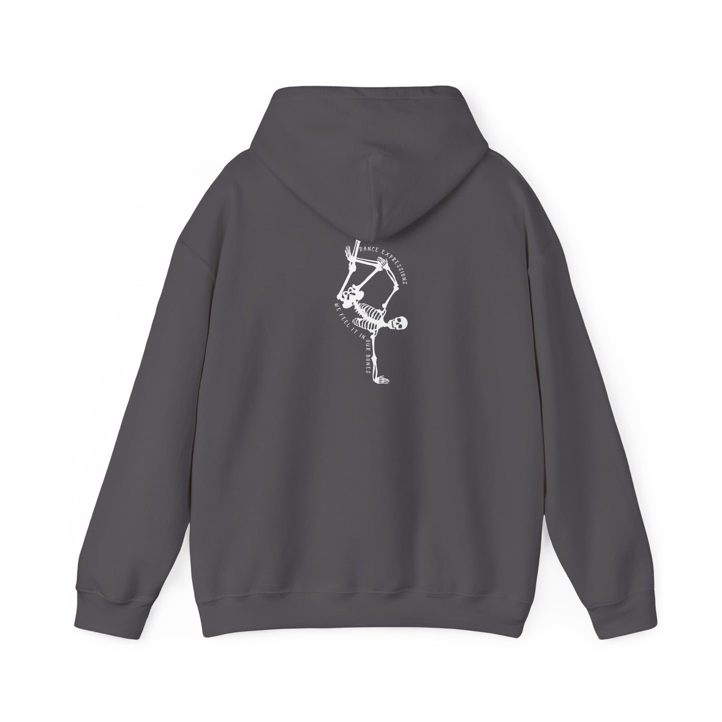 DE - Unisex Hooded Sweatshirt - Front Logo, Back Design