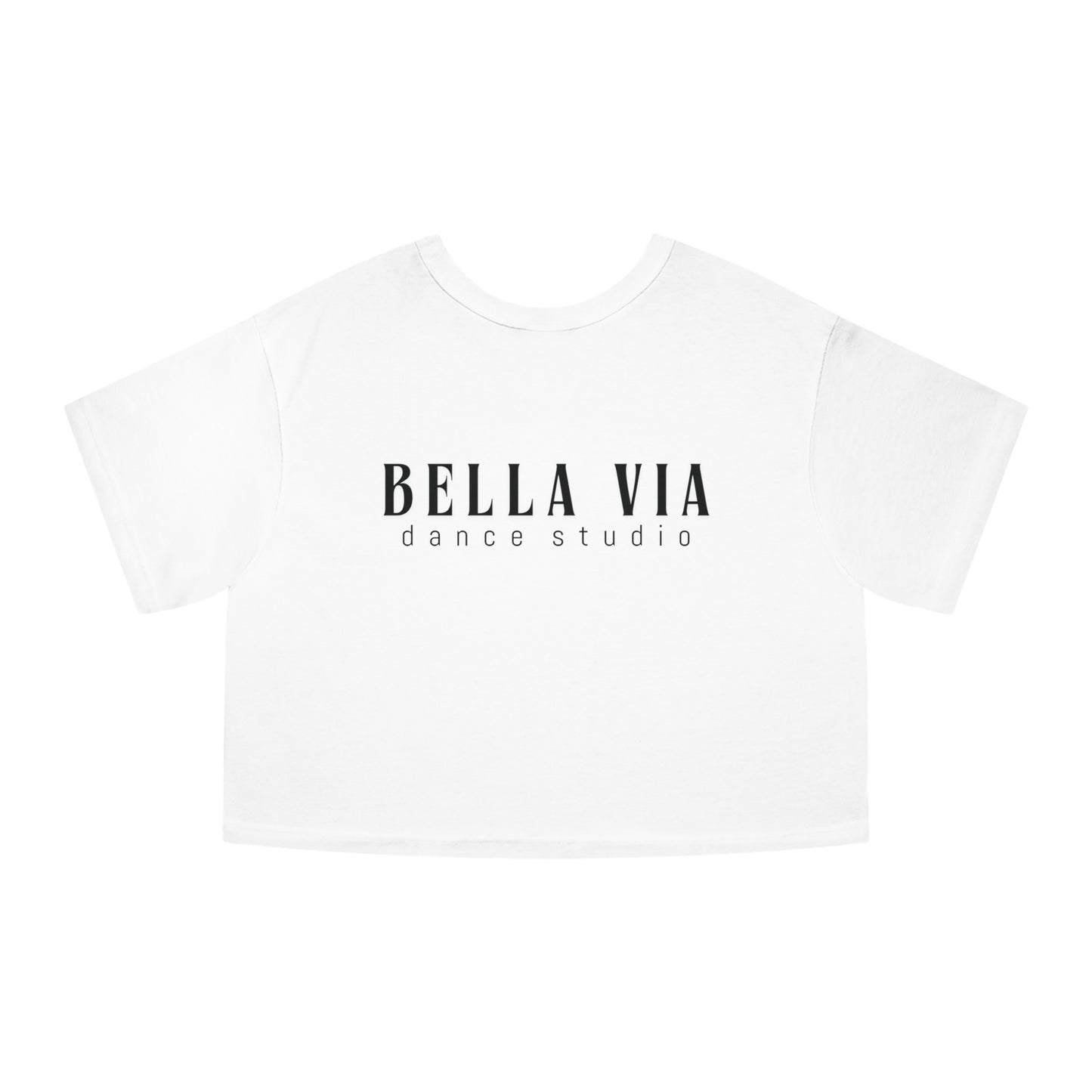 BellaVia - Champion Women's Heritage Cropped T-Shirt (Front Design, Back Design)