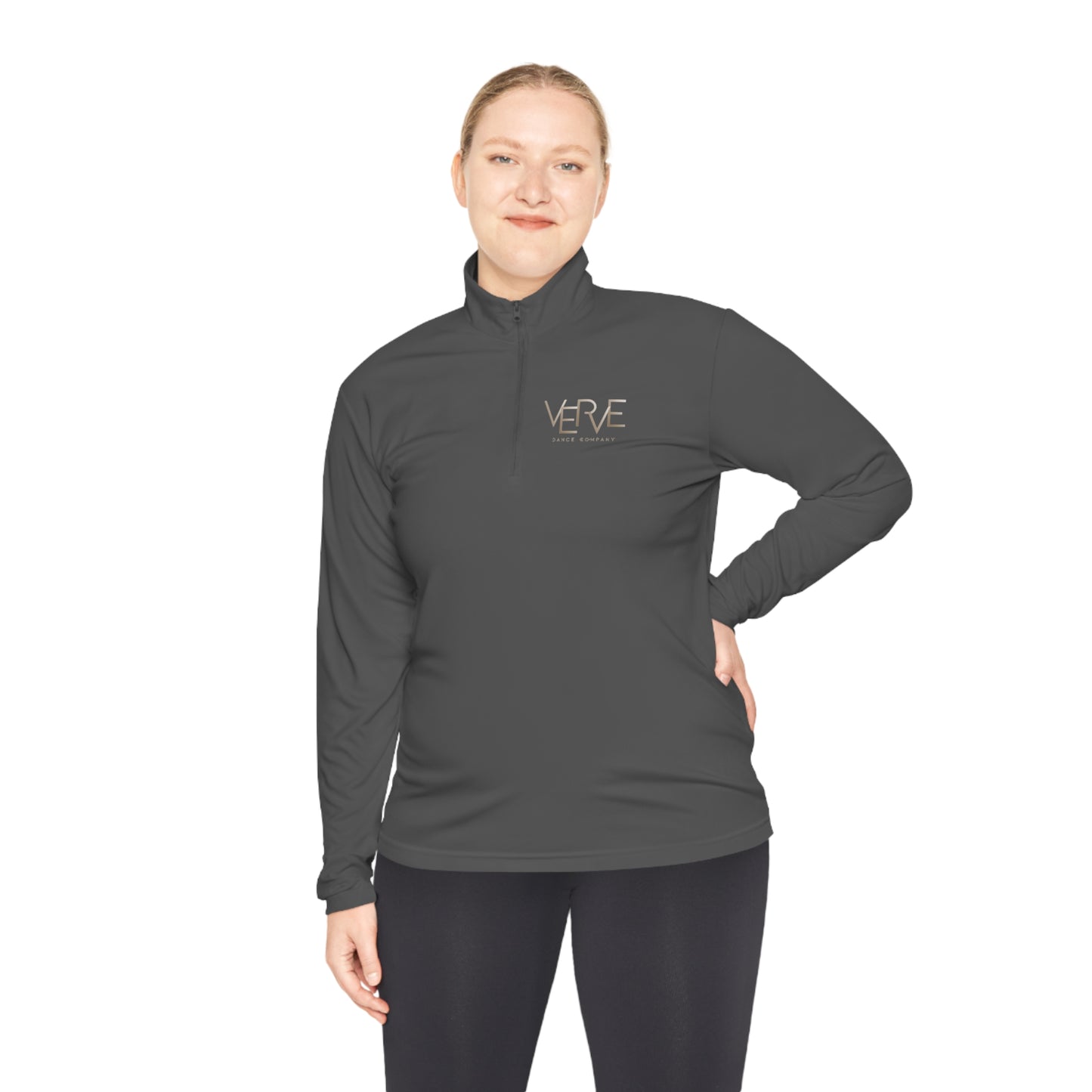 VERVE - Unisex Quarter-Zip Pullover (Front Logo)