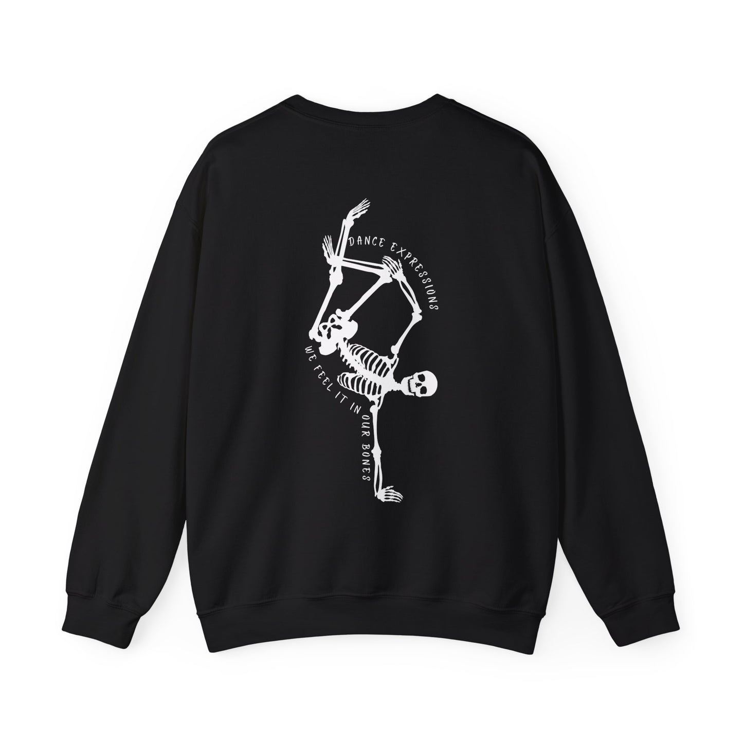 DE - Unisex Crewneck Sweatshirt - Front Logo, Back Design