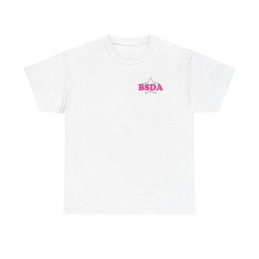 BSDA - Unisex Heavy Cotton Tee (Front OG Logo, Back Dance Dad)