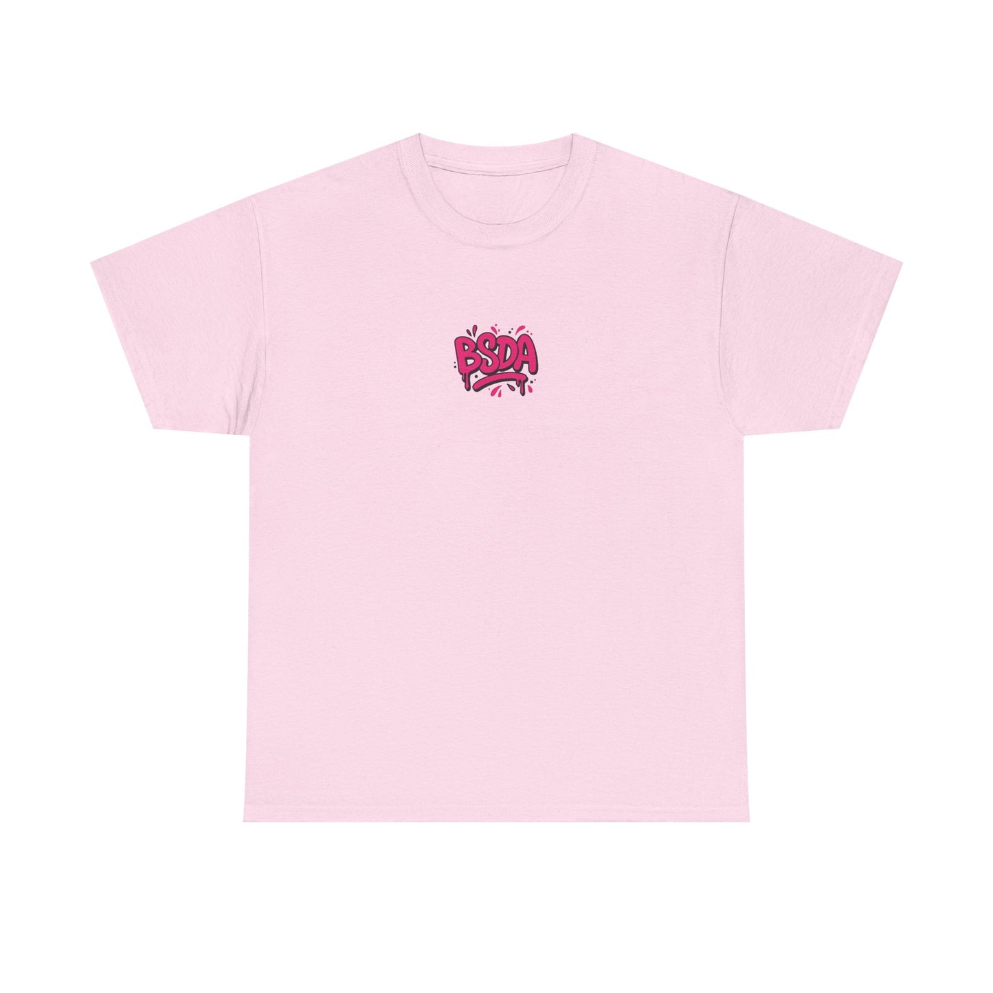 BSDA - Unisex Heavy Cotton Tee (Front Logo, Back Logo)