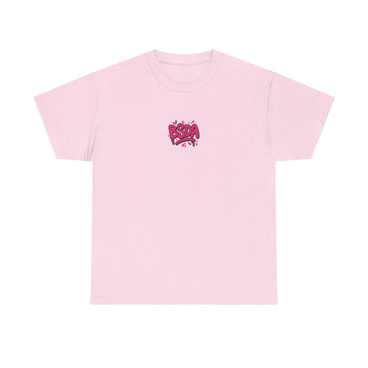 BSDA - Unisex Heavy Cotton Tee (Front Logo, Back Logo)