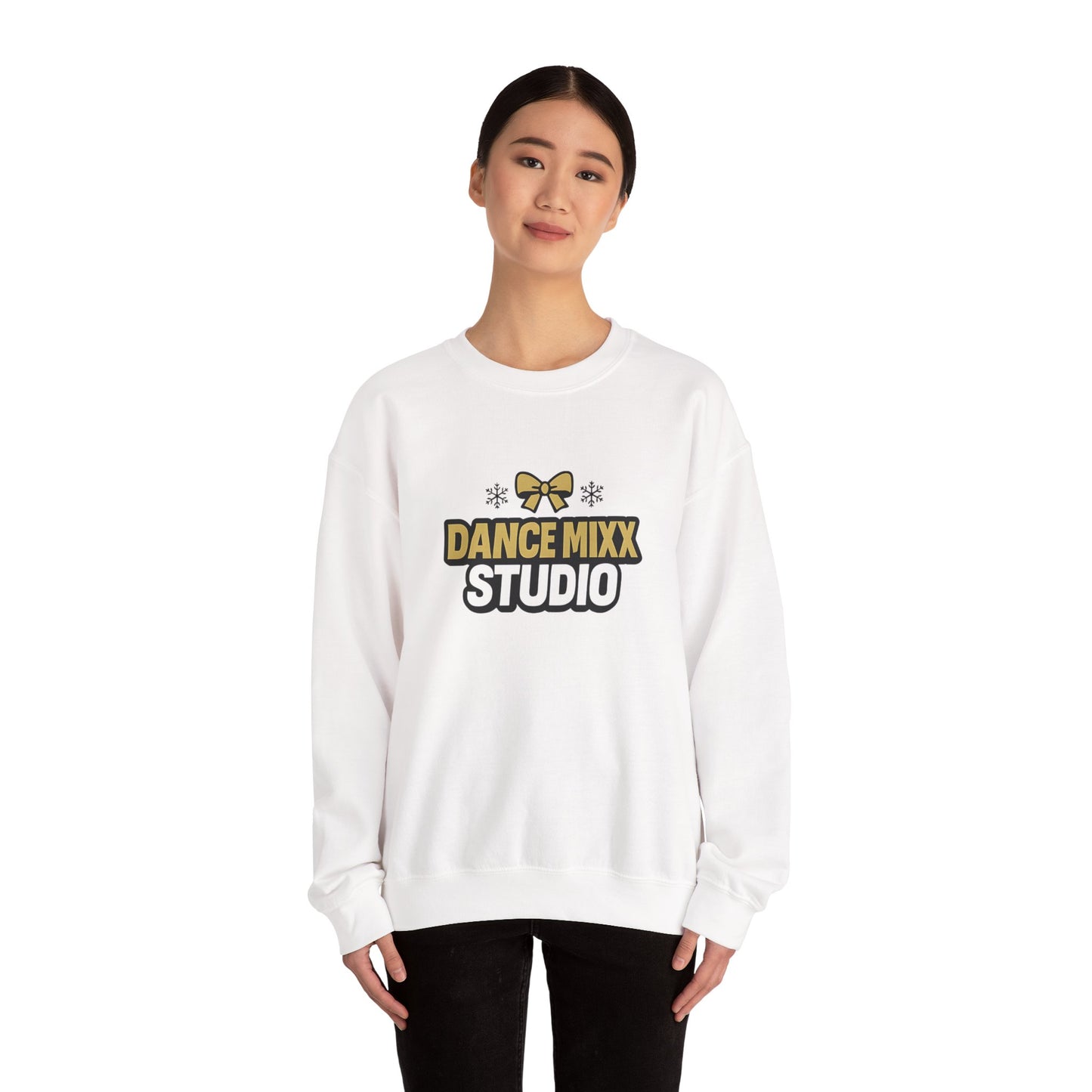 Dance Mixx Studio - Holiday Bow Crewneck Sweatshirt (Option 1)