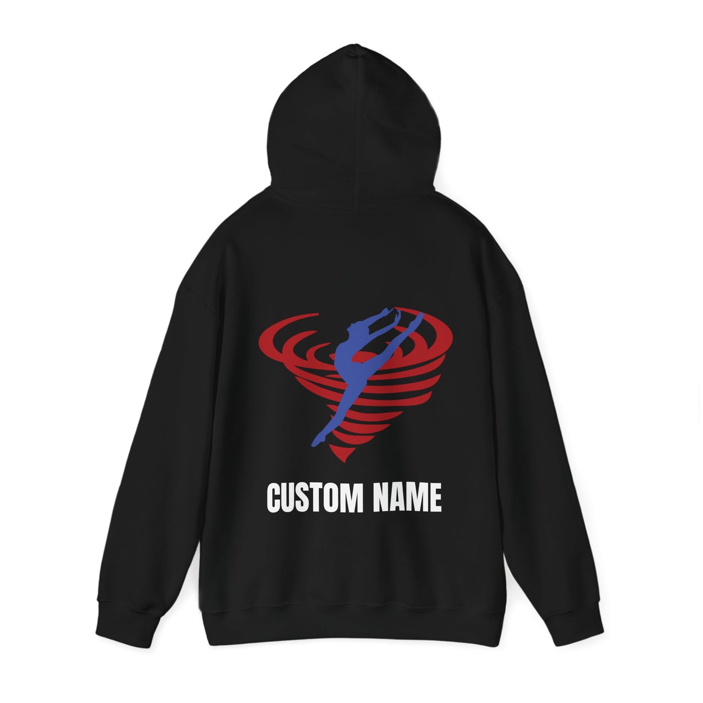 CUSTOM SSD - (RUNS SMALL) Unisex Hooded Sweatshirt - Front Logo, Back Design Female