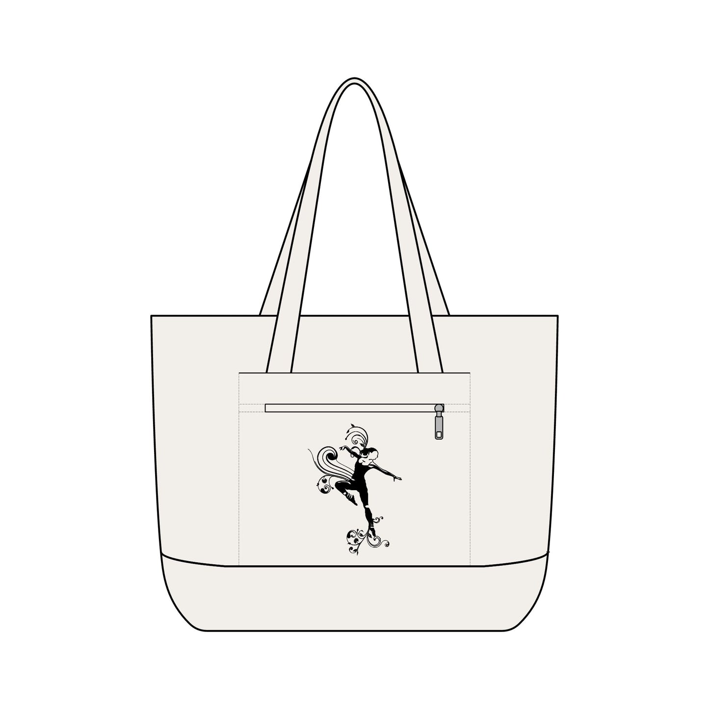 CODC - Zippered Canvas Tote