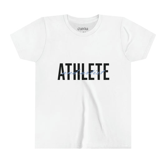 ATHLETE and ARTIST - Youth Short Sleeve Tee - (Front Design)