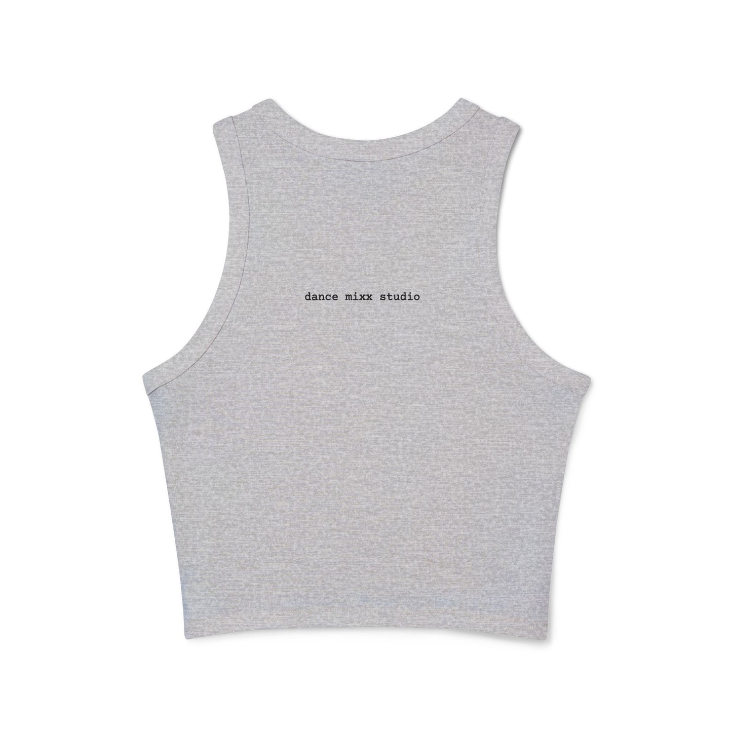 Mixx Summer - Women's Micro Rib Racer Tank Top (Front Design, Back Studio)