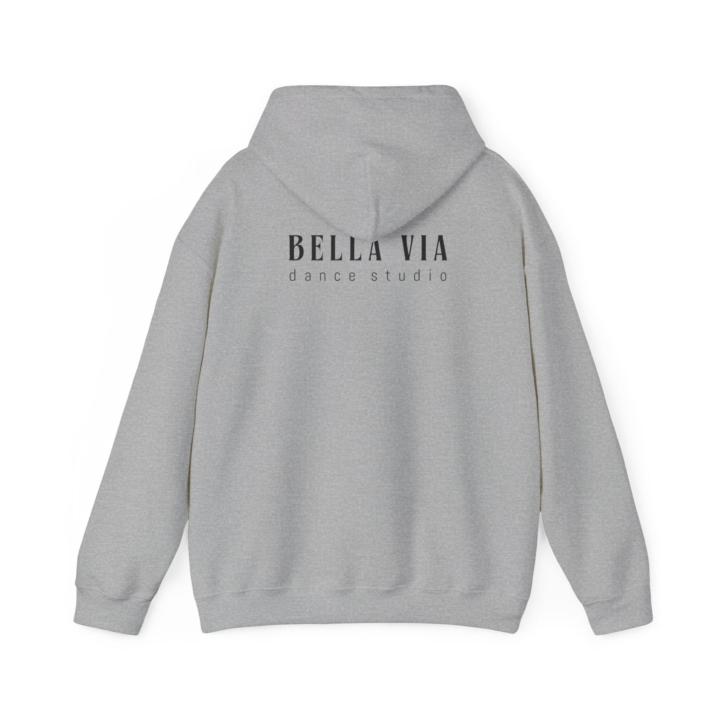 BellaVia - Unisex Hooded Sweatshirt - (Front Design, Back Design)