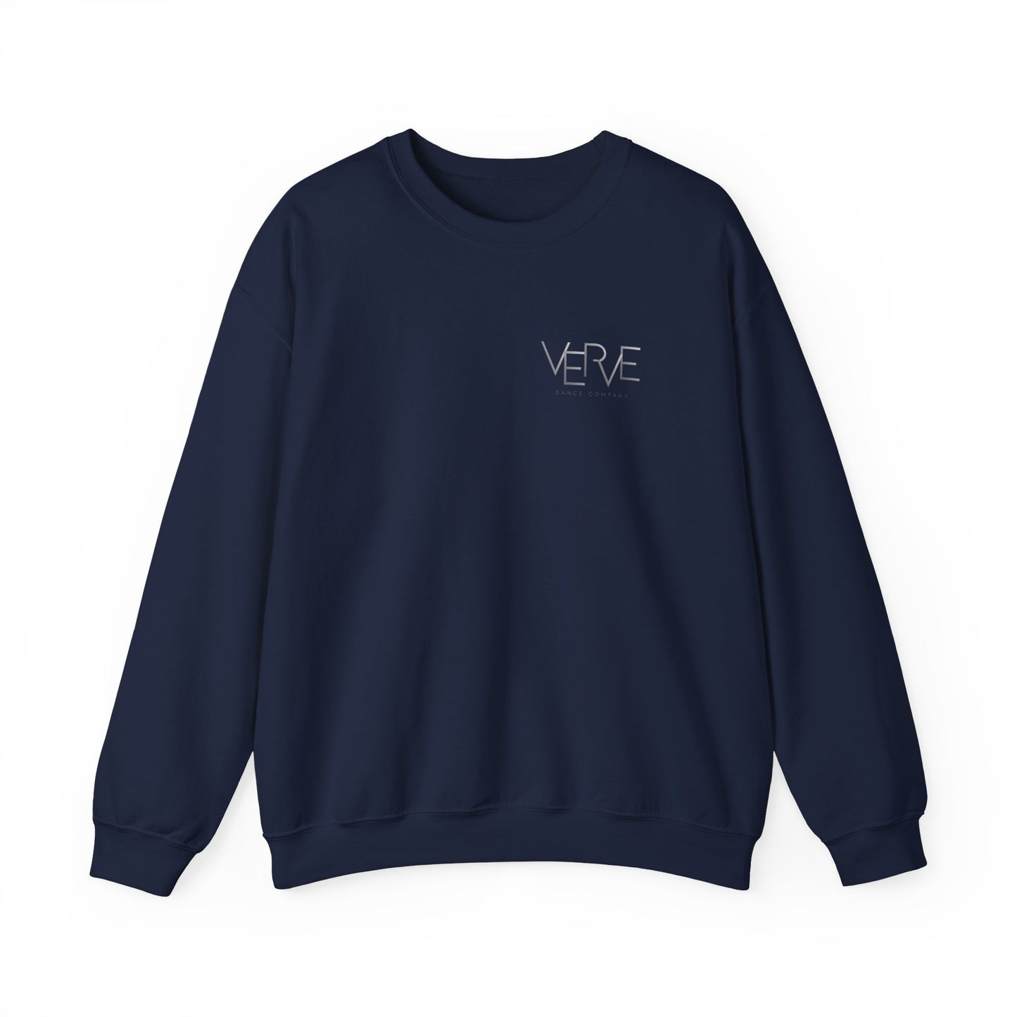 VERVE - Unisex Crewneck Sweatshirt (Front Logo, Back Design)