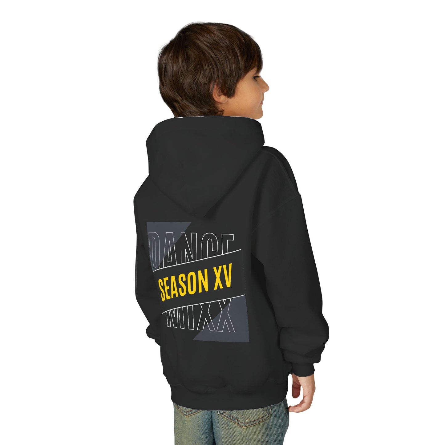 Season XV - Youth Hoodie (Front Logo, Back Image)
