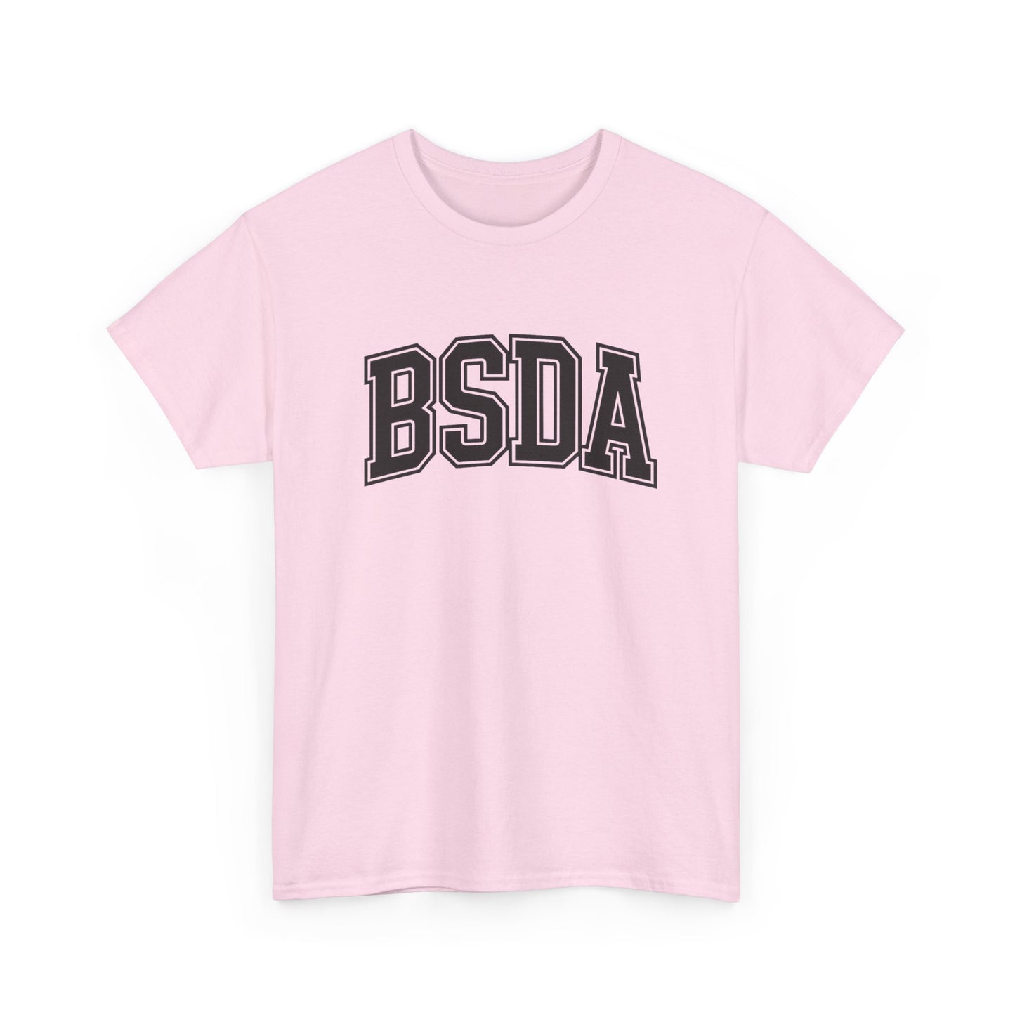 BSDA - Unisex Heavy Cotton Tee (Front BSDA, Back Saying)