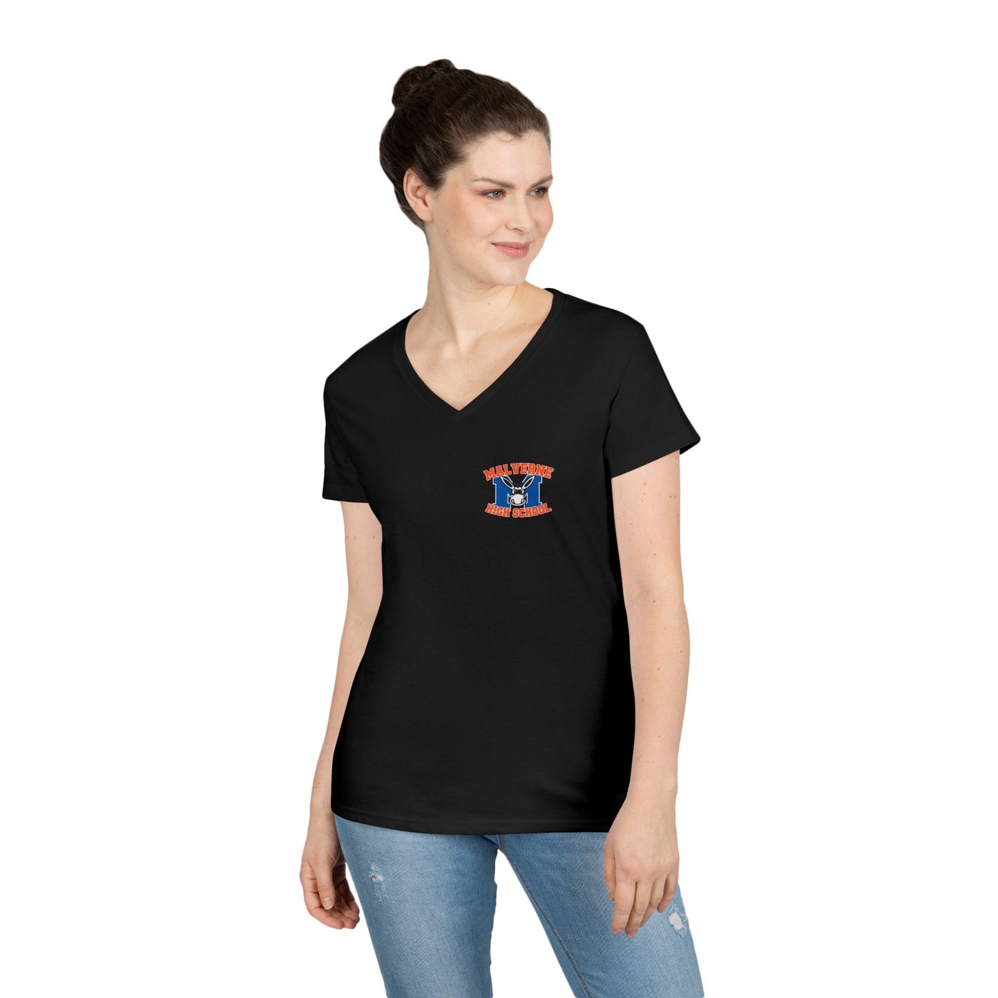 MHS - Ladies' V-Neck T-Shirt