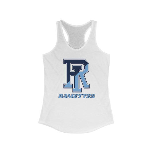 Stylish Women's Racerback Tank with Ramettes Design (RUNS SMALL)