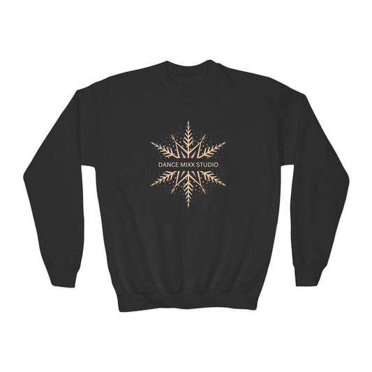 Dance Mixx Studio - Youth Holiday Snowflake Crewneck (Option 1)