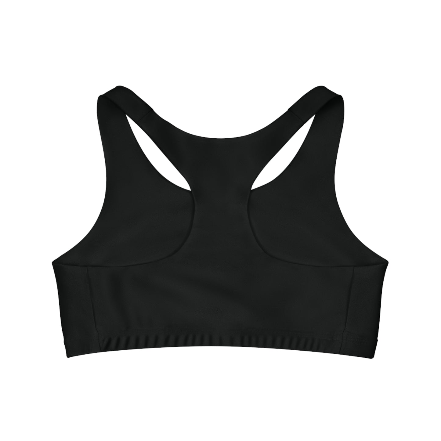 BellaVia - Women's Seamless Sports Bra (Front Logo)