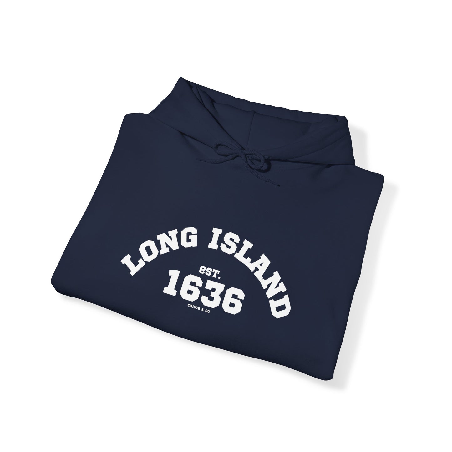 LONG ISLAND, NY - Unisex Hooded Sweatshirt - (Front Design)