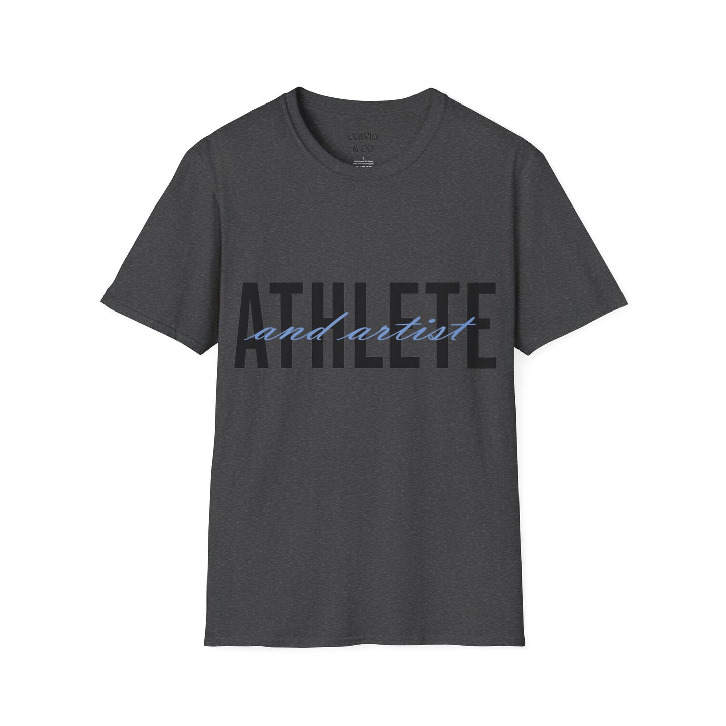 ATHLETE and ARTSIT - Unisex Softstyle T-Shirt - (Front Design)