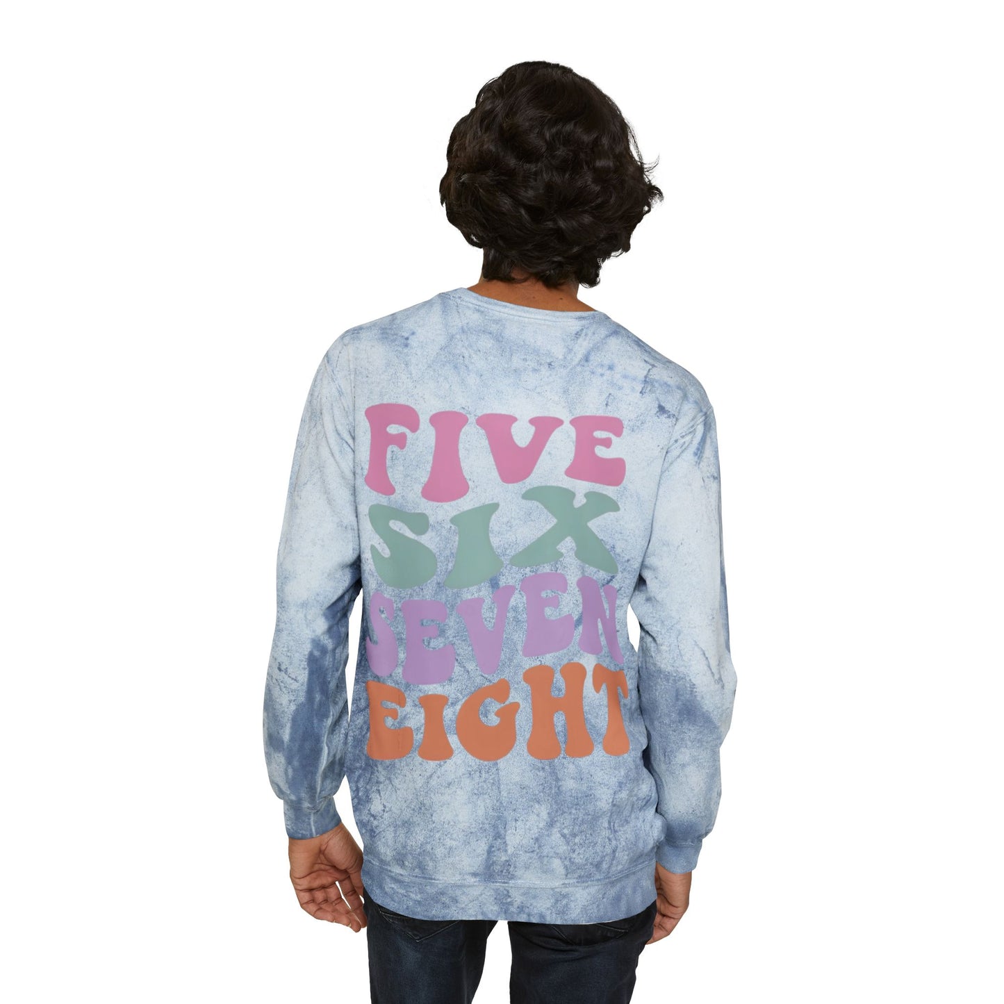 MIXX Summer 2025 - Unisex Color Blast Sweatshirt (Front Studio, Back Phrase)