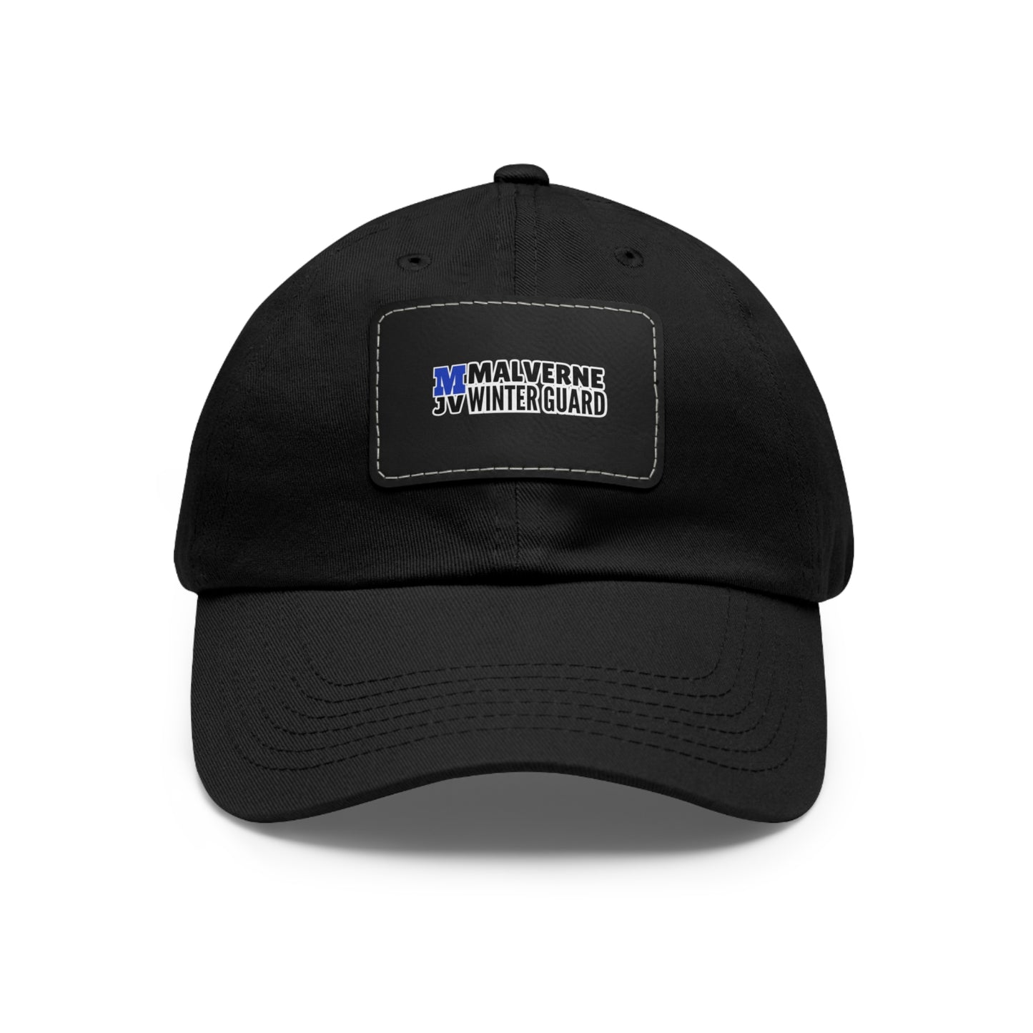JV Malverne Winter Guard - Leather Patch Baseball Hat