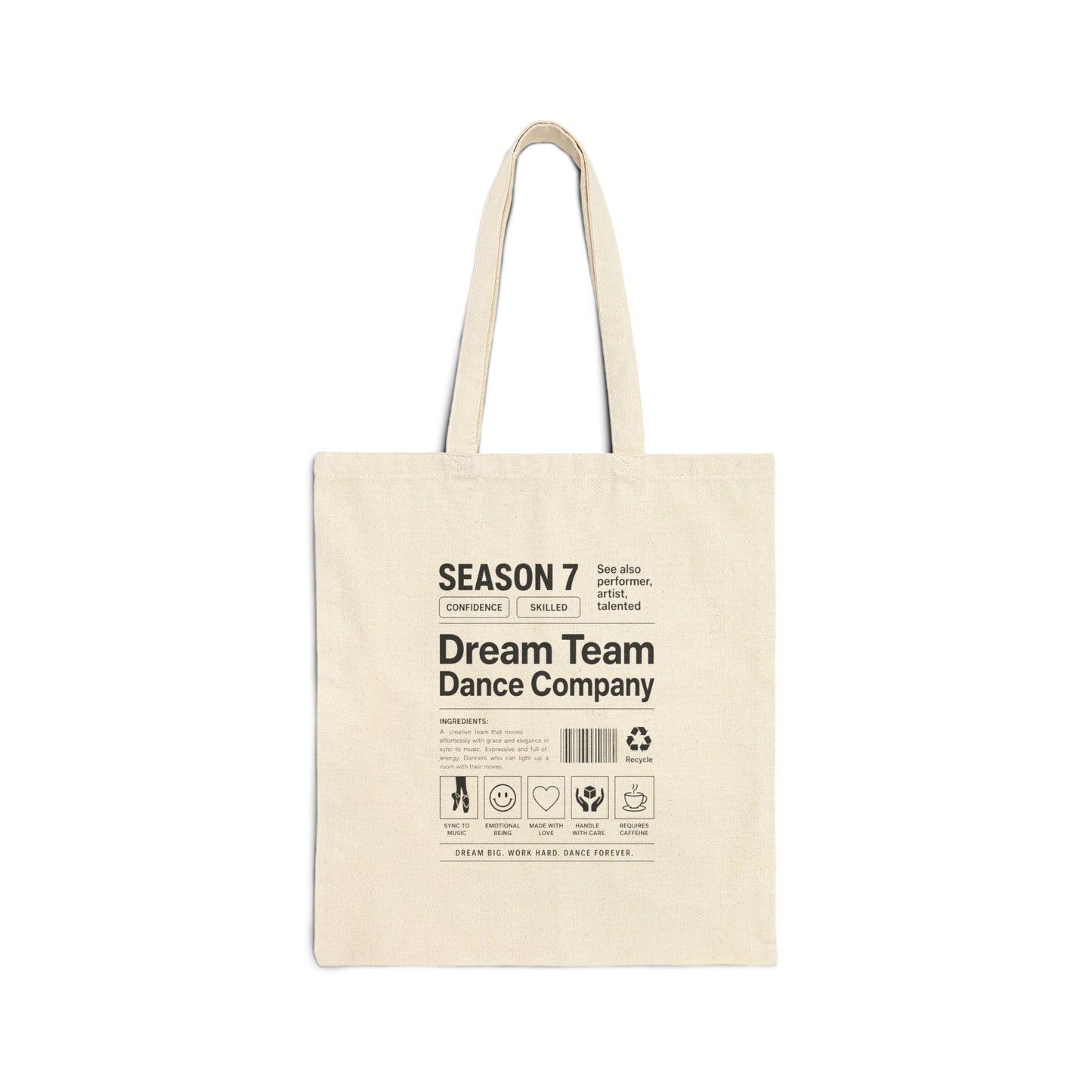 DTDC - Cotton Canvas Tote Bag (CUSTOM) *Read Below*
