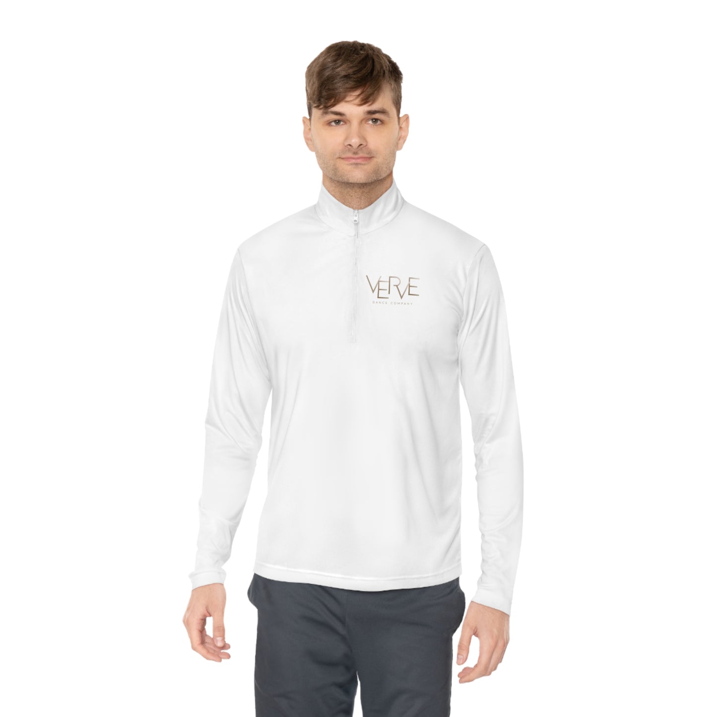 VERVE - Unisex Quarter-Zip Pullover (Front Logo)