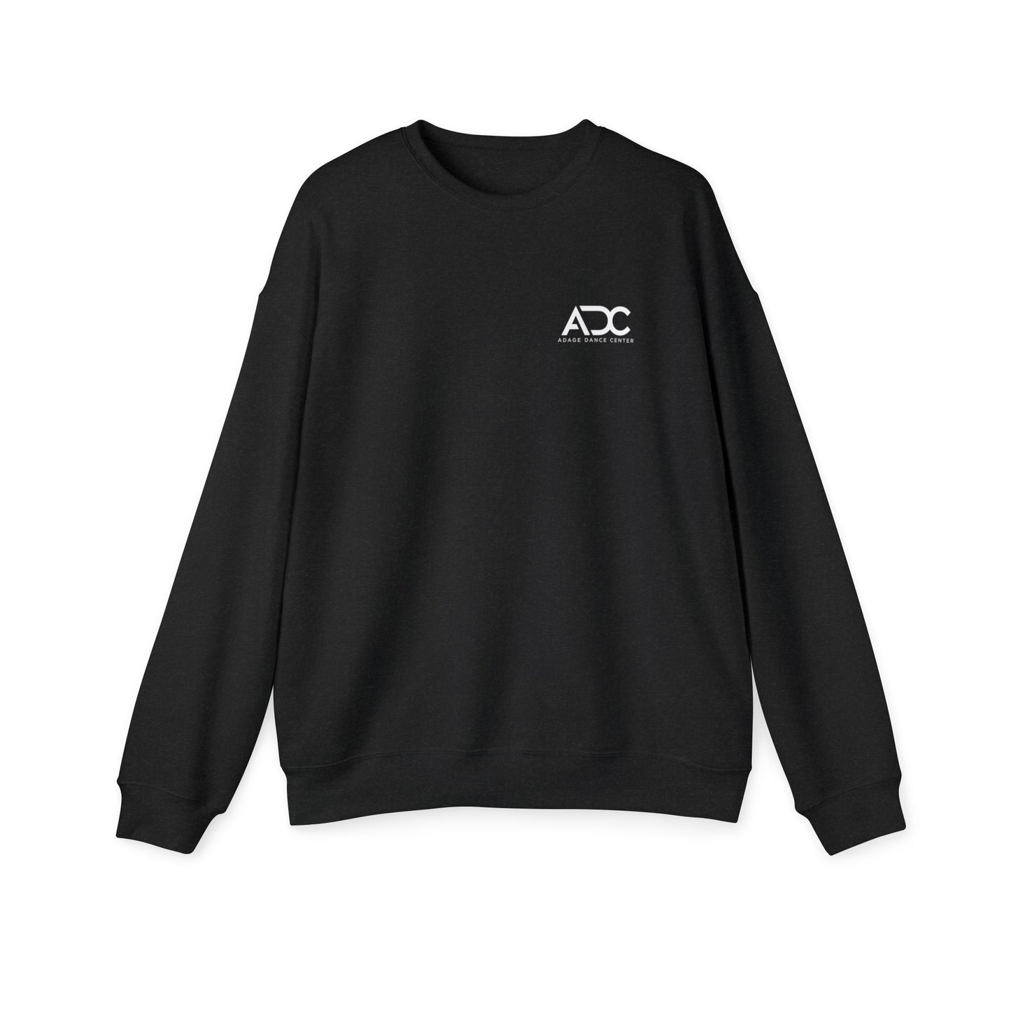 Adage Dance Center: Unisex Bella+Canvas Crewneck Sweatshirt (Front Chest, Back Logo)