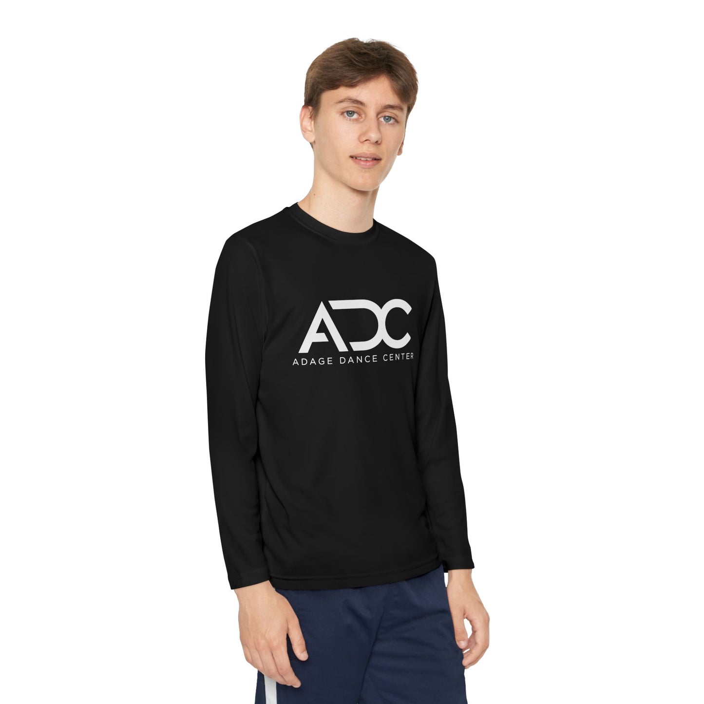 Adage Dance Center: Youth Long Sleeve Tee (Front Logo)