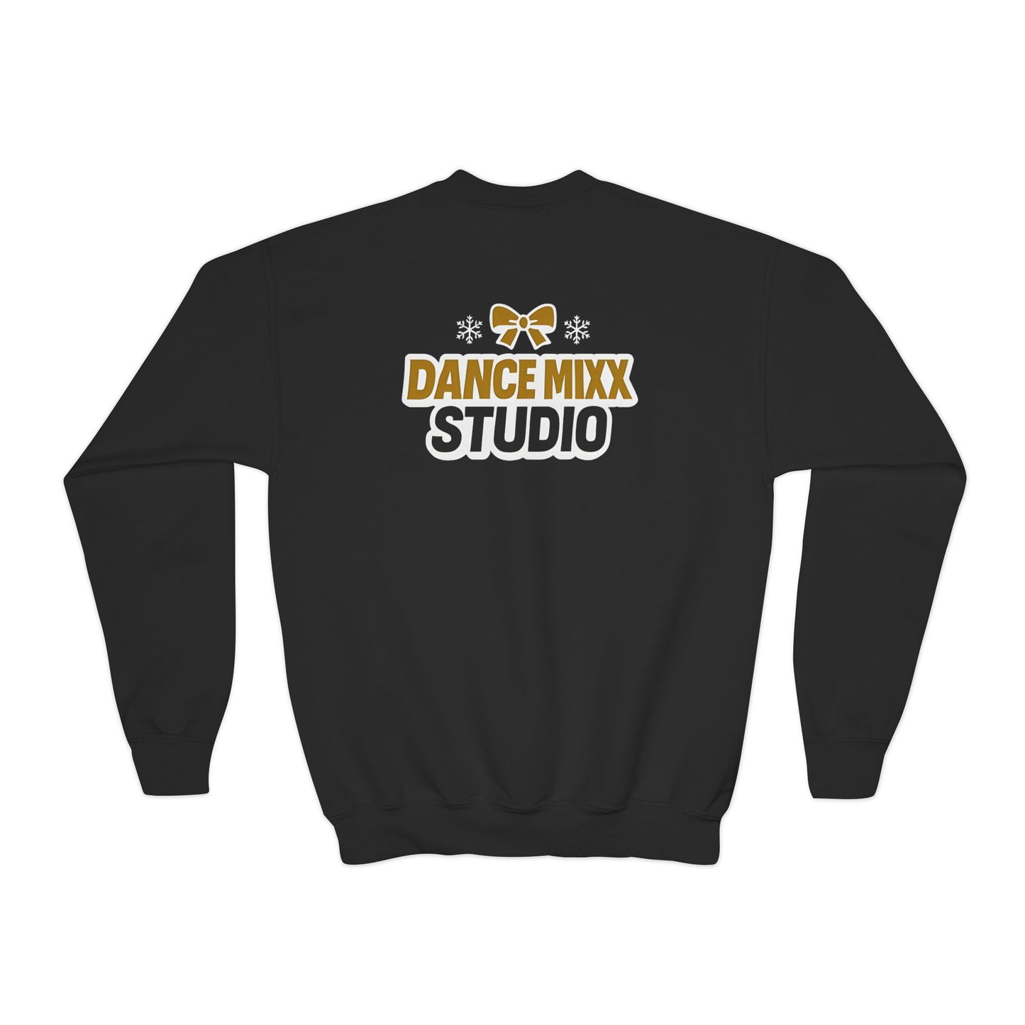 Dance Mixx Studio - Youth Holiday Bow Crewneck (Option 2)