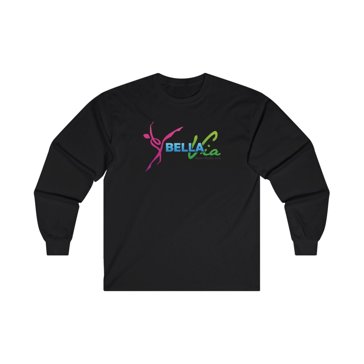 BellaVia - Unisex Cotton Long Sleeve Tee (Front Design)