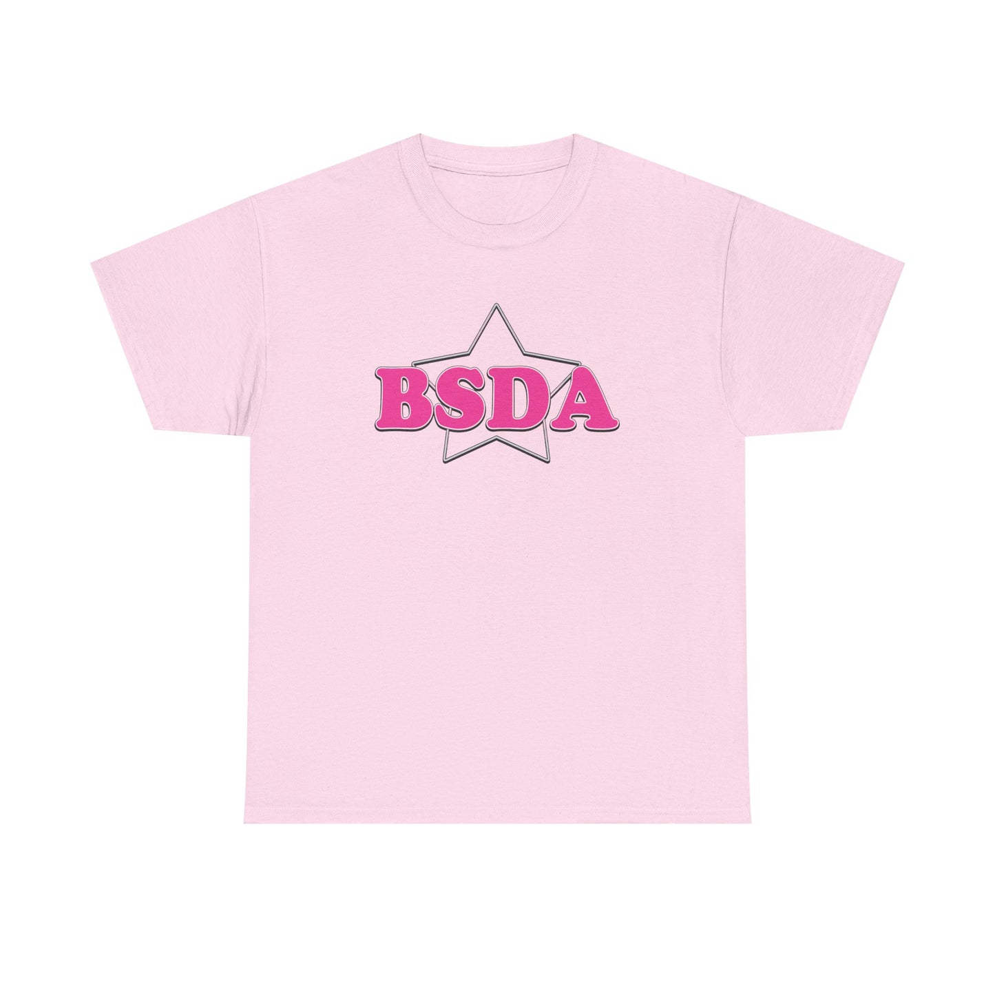 BSDA - Unisex Heavy Cotton Tee (Front Logo, Back Saying)