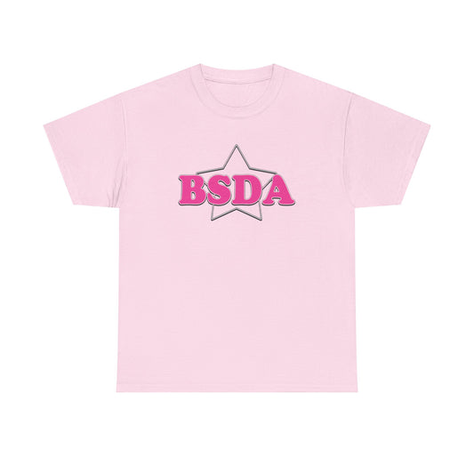 BSDA - Unisex Heavy Cotton Tee (Front Logo, Back Saying)