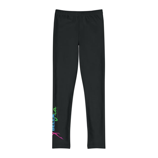 BellaVia - Youth Full-Length Leggings (Right Leg Logo)