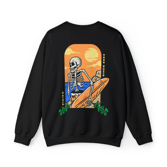 SPOOKY SUMMER - Unisex Crewneck Sweatshirt - (Front Logo, Back Design)